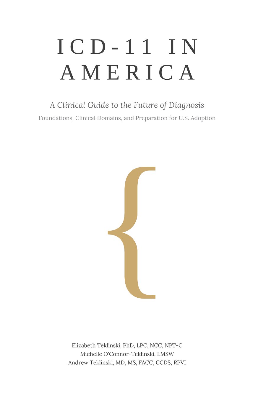 ICD-11 in America book cover, Kedge edition